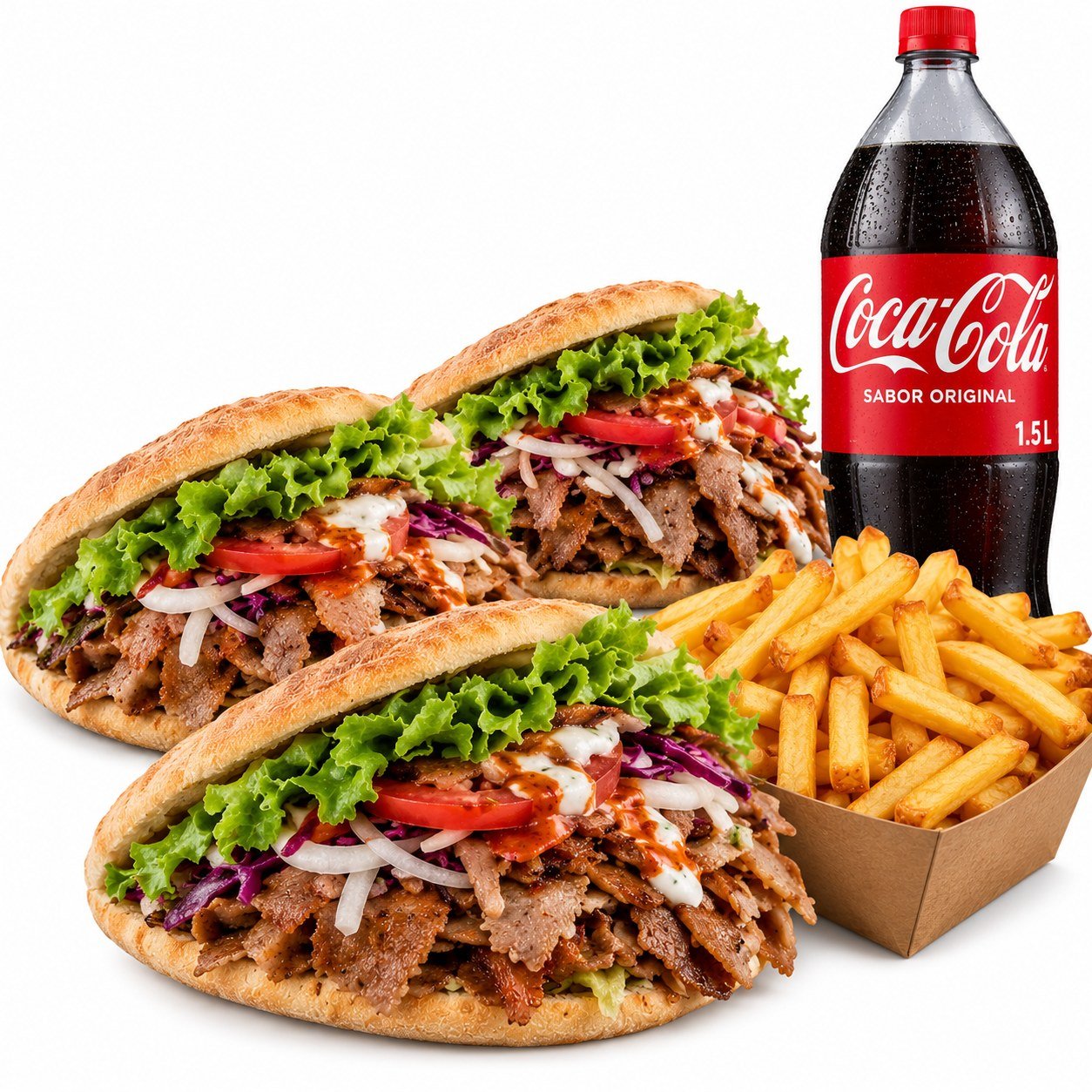 Menú 3 Kebab