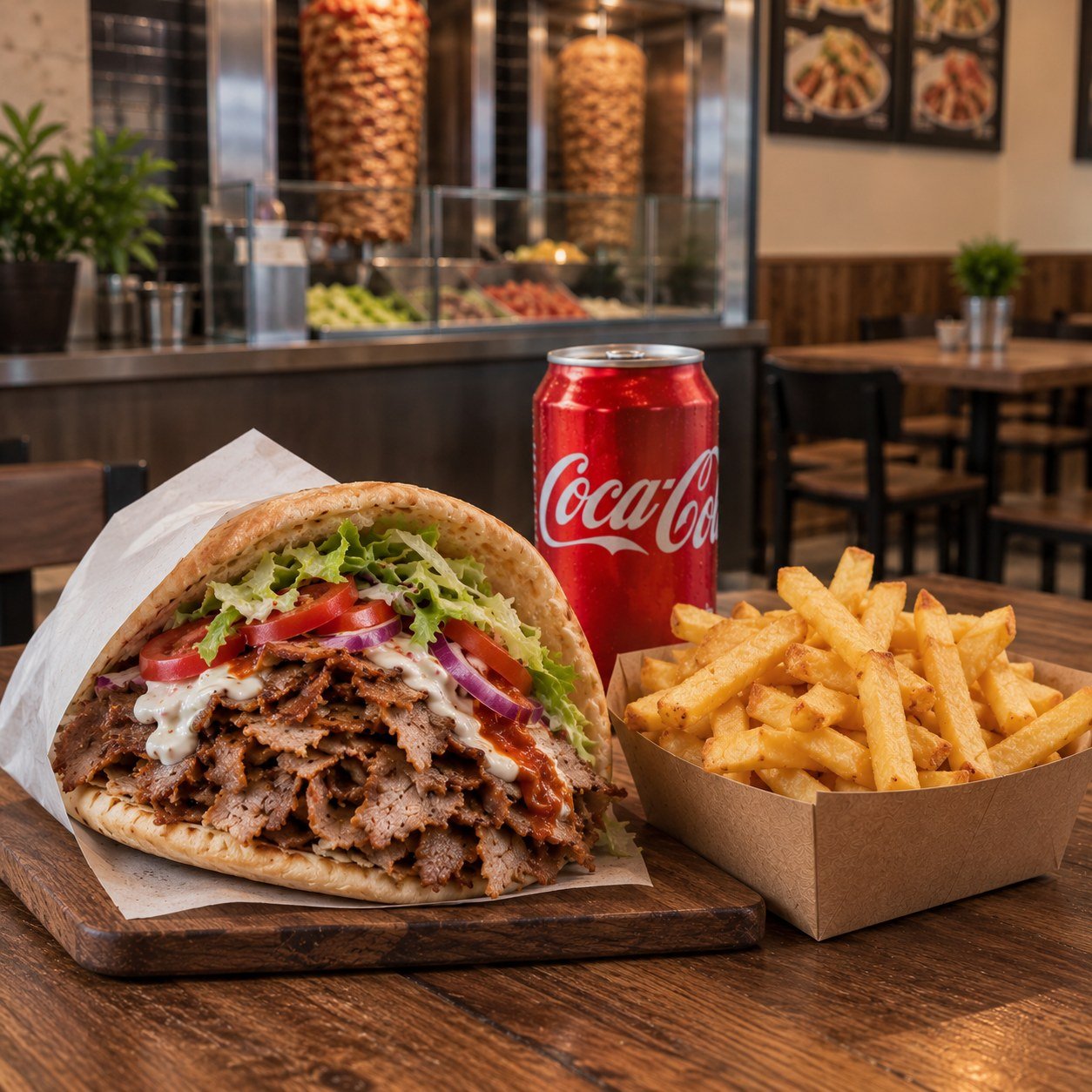 Menú Kebab