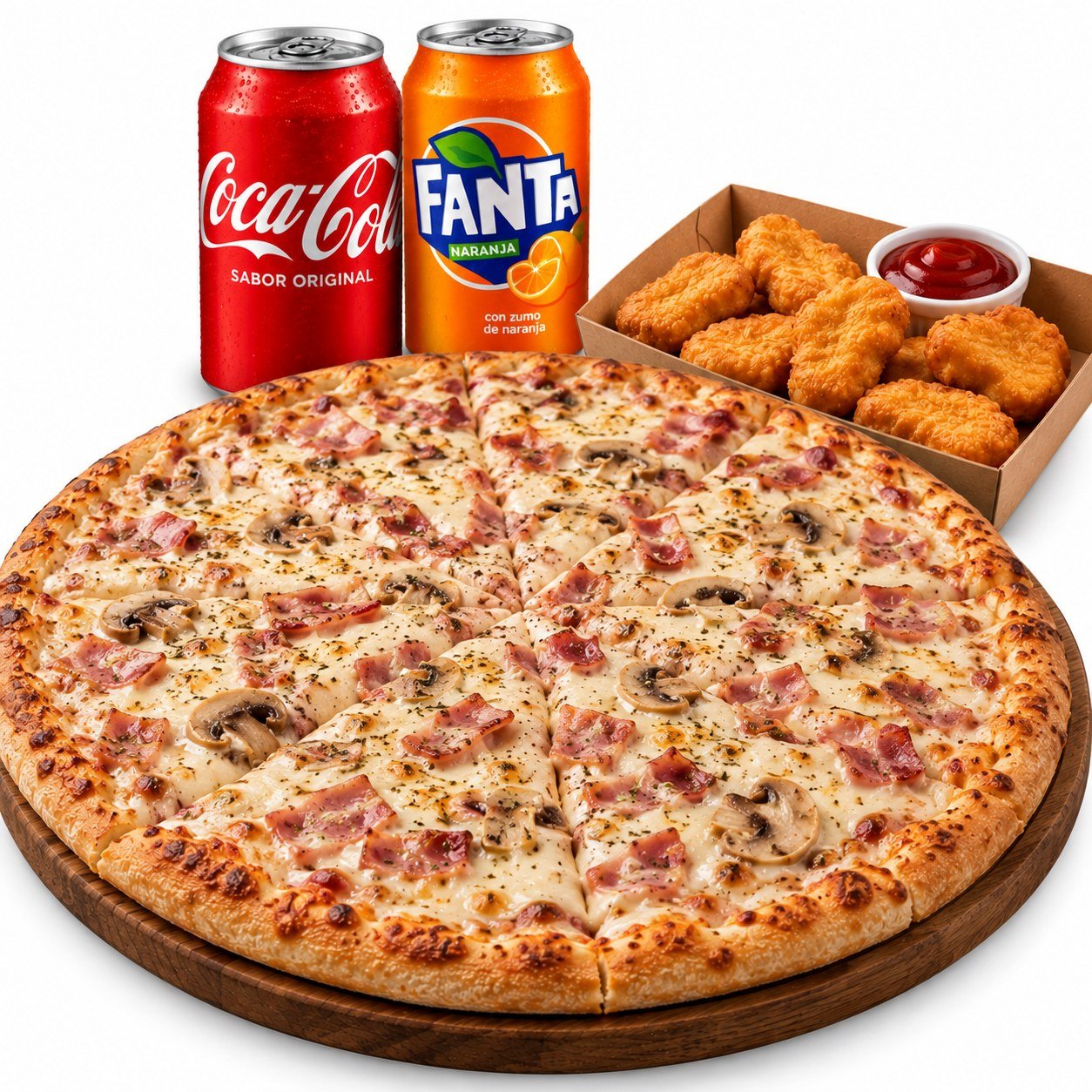 Menú Pizza Familiar