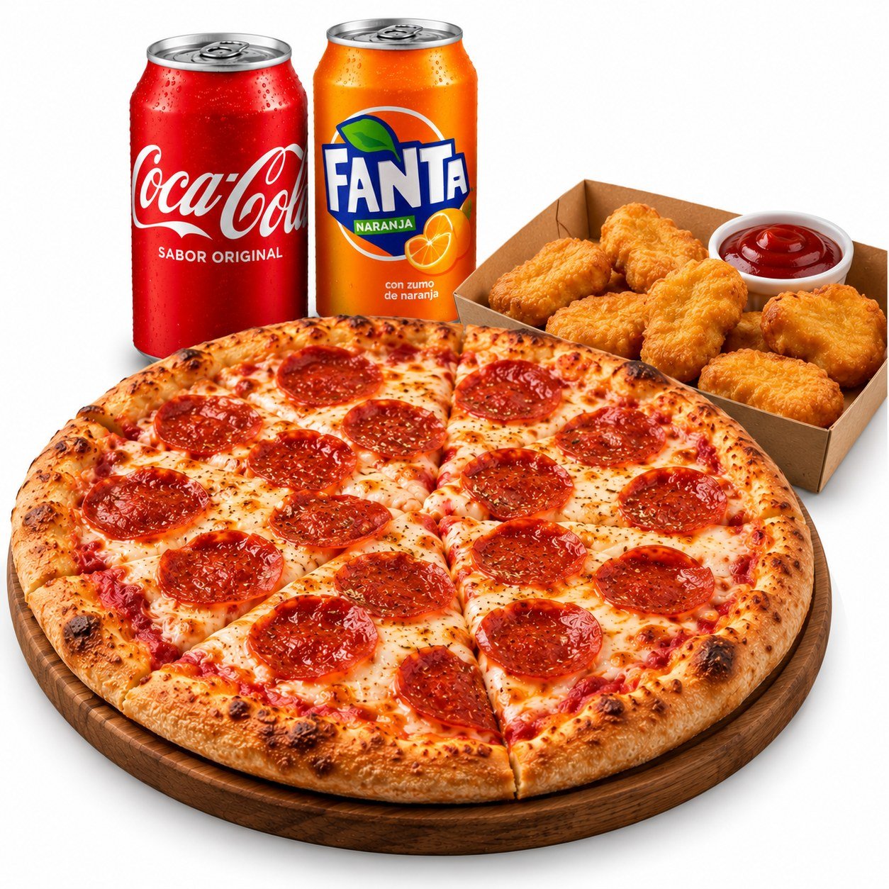 Menú Pizza Mediana