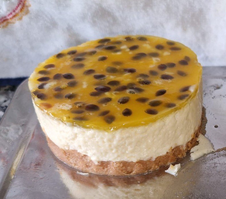 Tarta de maracuyá